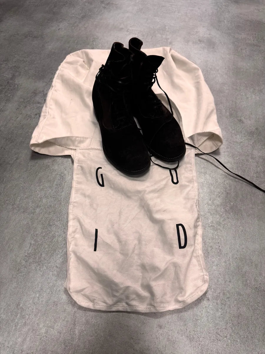 Guidi Lace-Up Brown Suede Leather Ankle Boots kiAFYqN 11