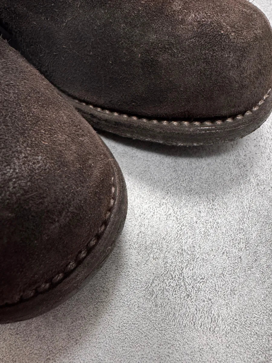 Guidi Lace-Up Brown Suede Leather Ankle Boots kiAFYqN 7