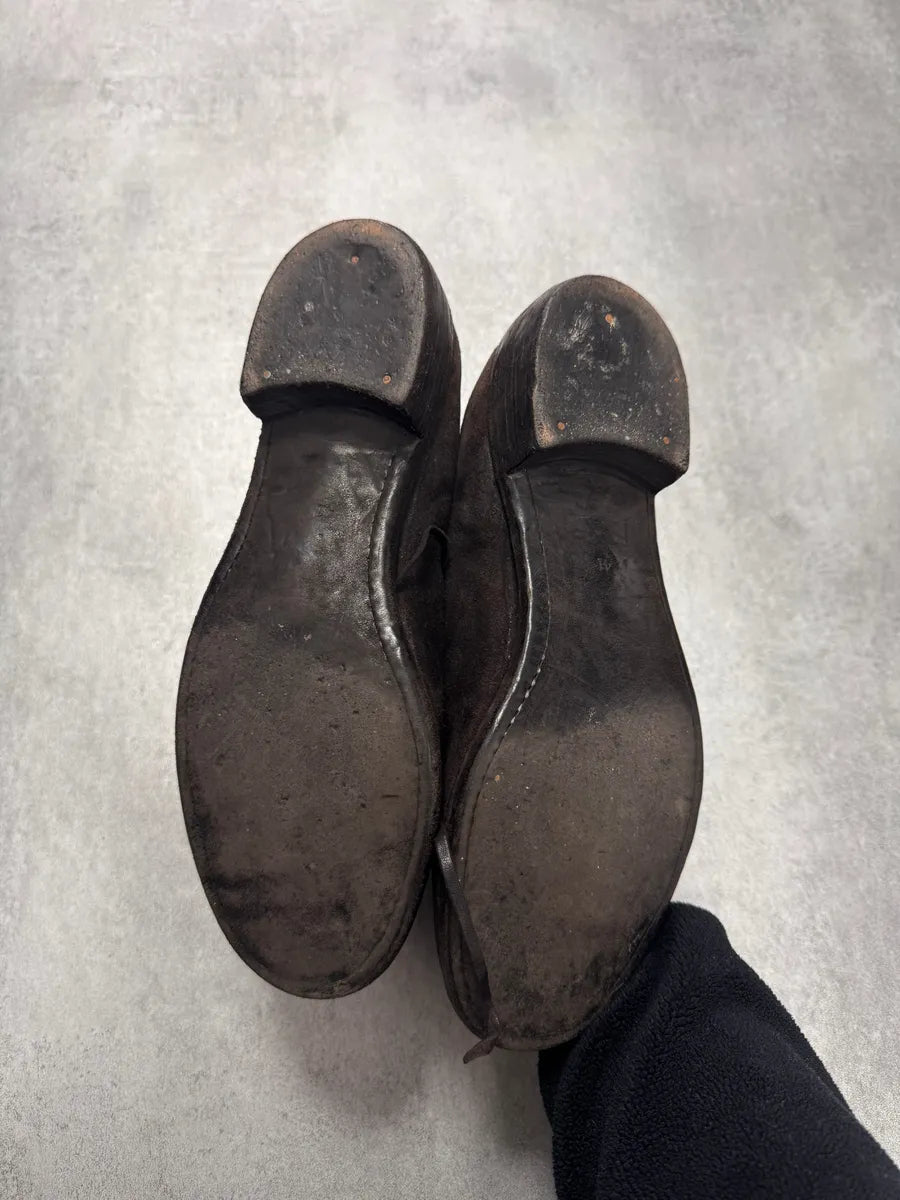 Guidi Lace-Up Brown Suede Leather Ankle Boots kiAFYqN 8