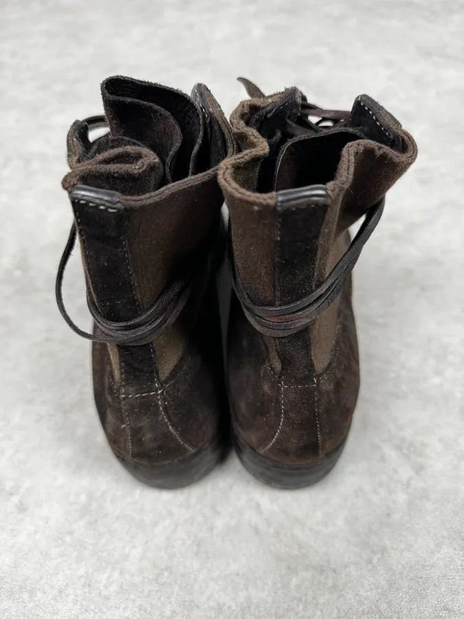 Guidi Lace-Up Brown Suede Leather Ankle Boots kiAFYqN 5