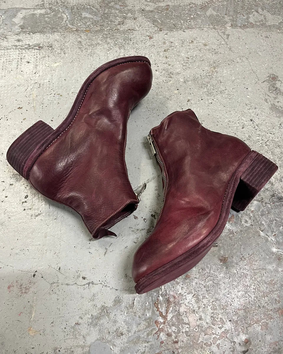 Guidi PL1 Bordeaux Horse Leather Boots LnRBpQo 1