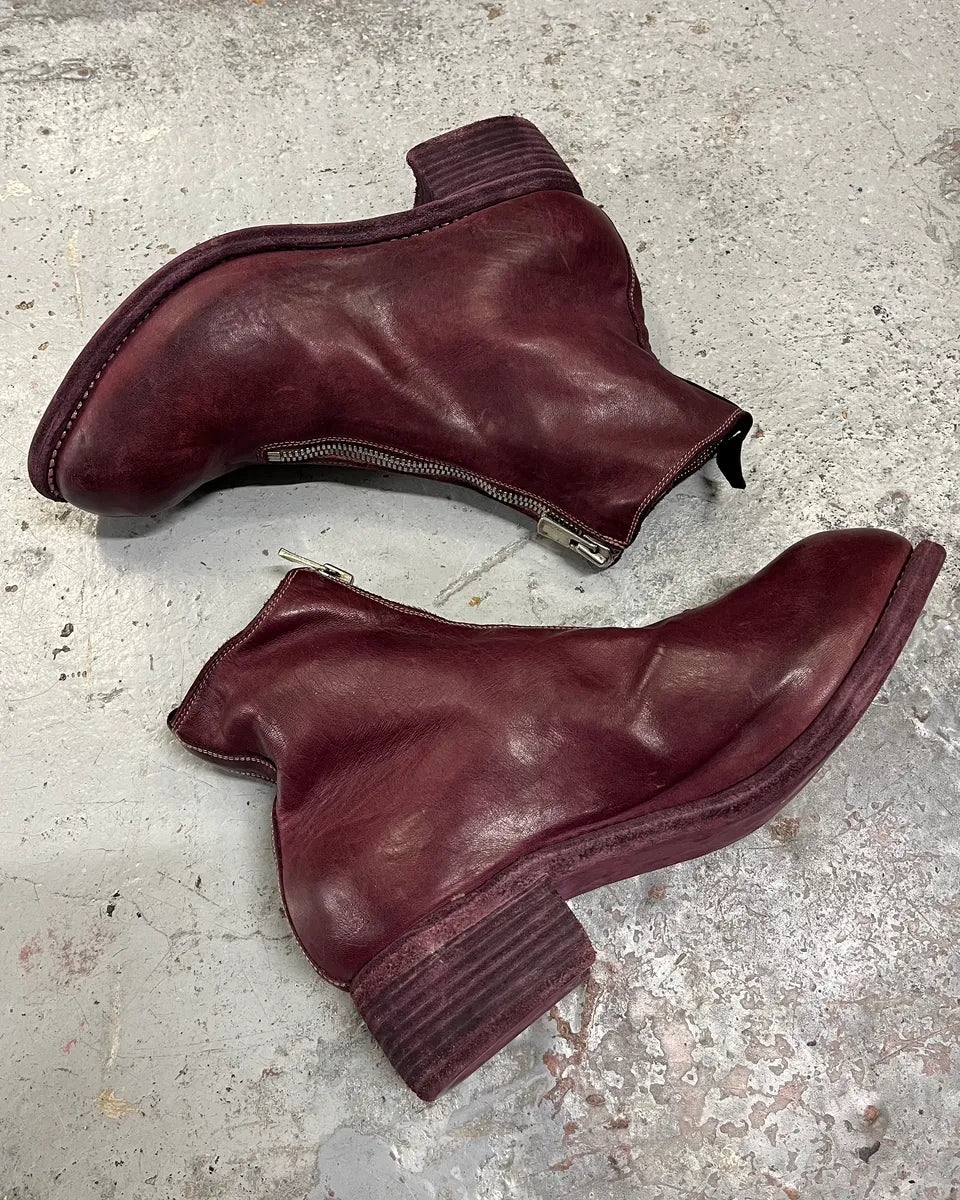 Guidi PL1 Bordeaux Horse Leather Boots LnRBpQo 2