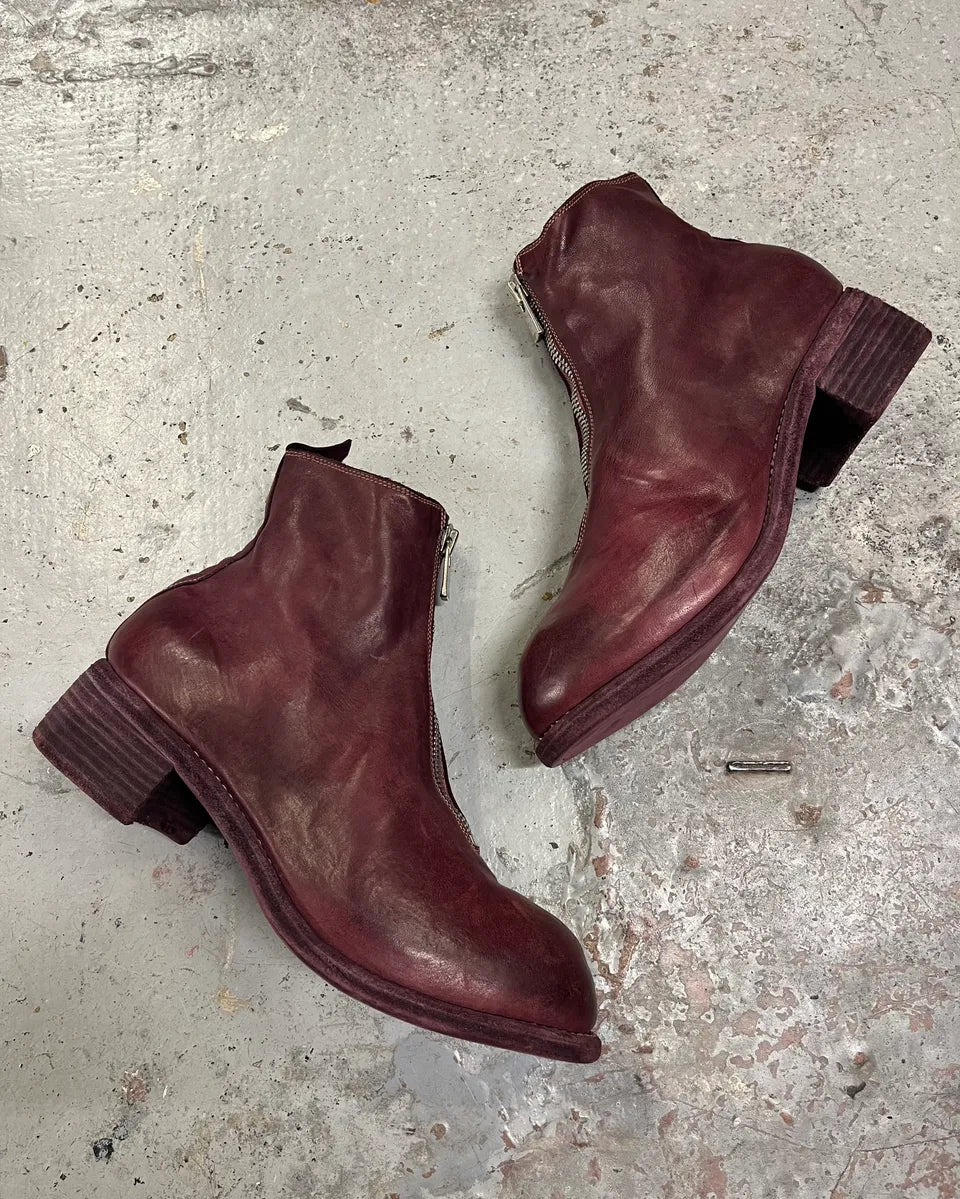 Guidi PL1 Bordeaux Horse Leather Boots LnRBpQo 3