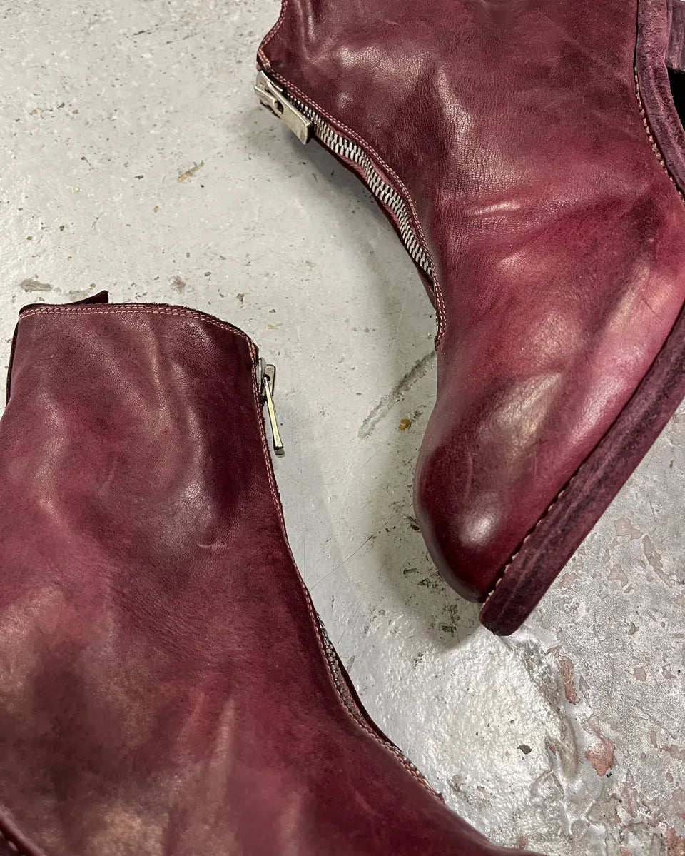 Guidi PL1 Bordeaux Horse Leather Boots LnRBpQo 4
