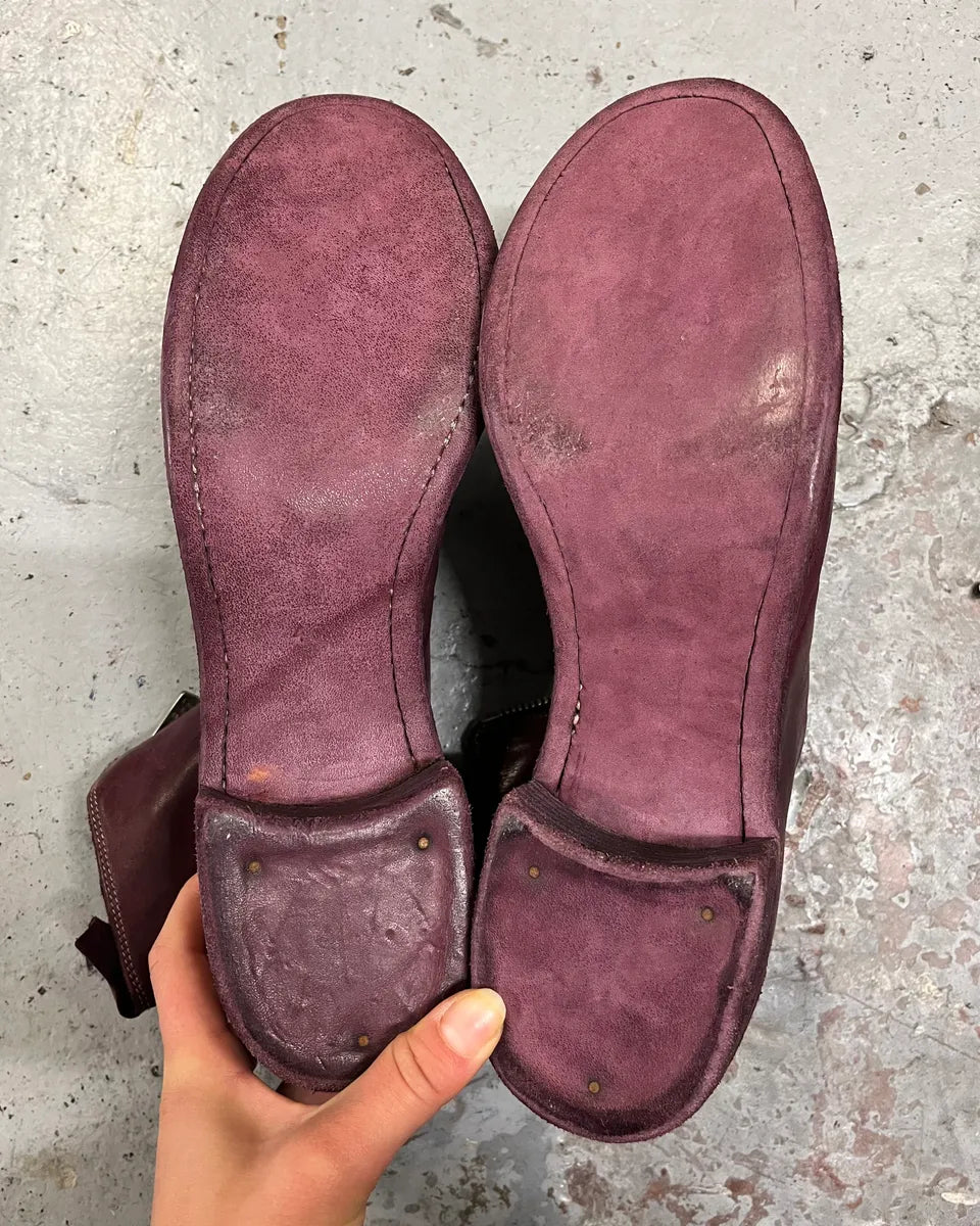 Guidi PL1 Bordeaux Horse Leather Boots LnRBpQo 7