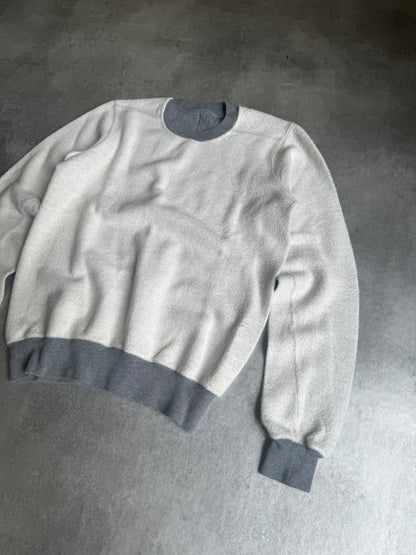 SS2020 Rick Owens Signature Grey Melange Inversed Sweater (XS) - 9