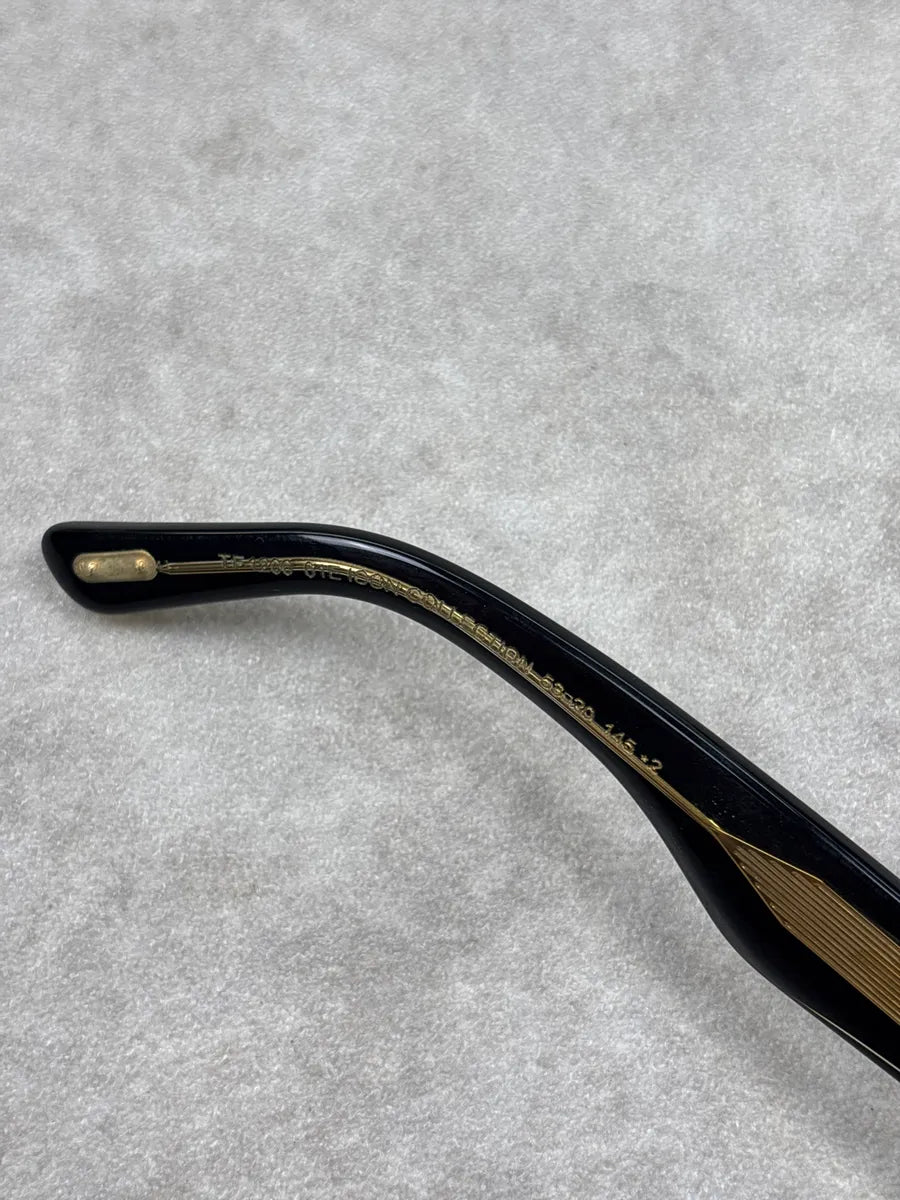 Tom Ford Black Acetate Amber-Lens Sunglasses gynBYOPe 9