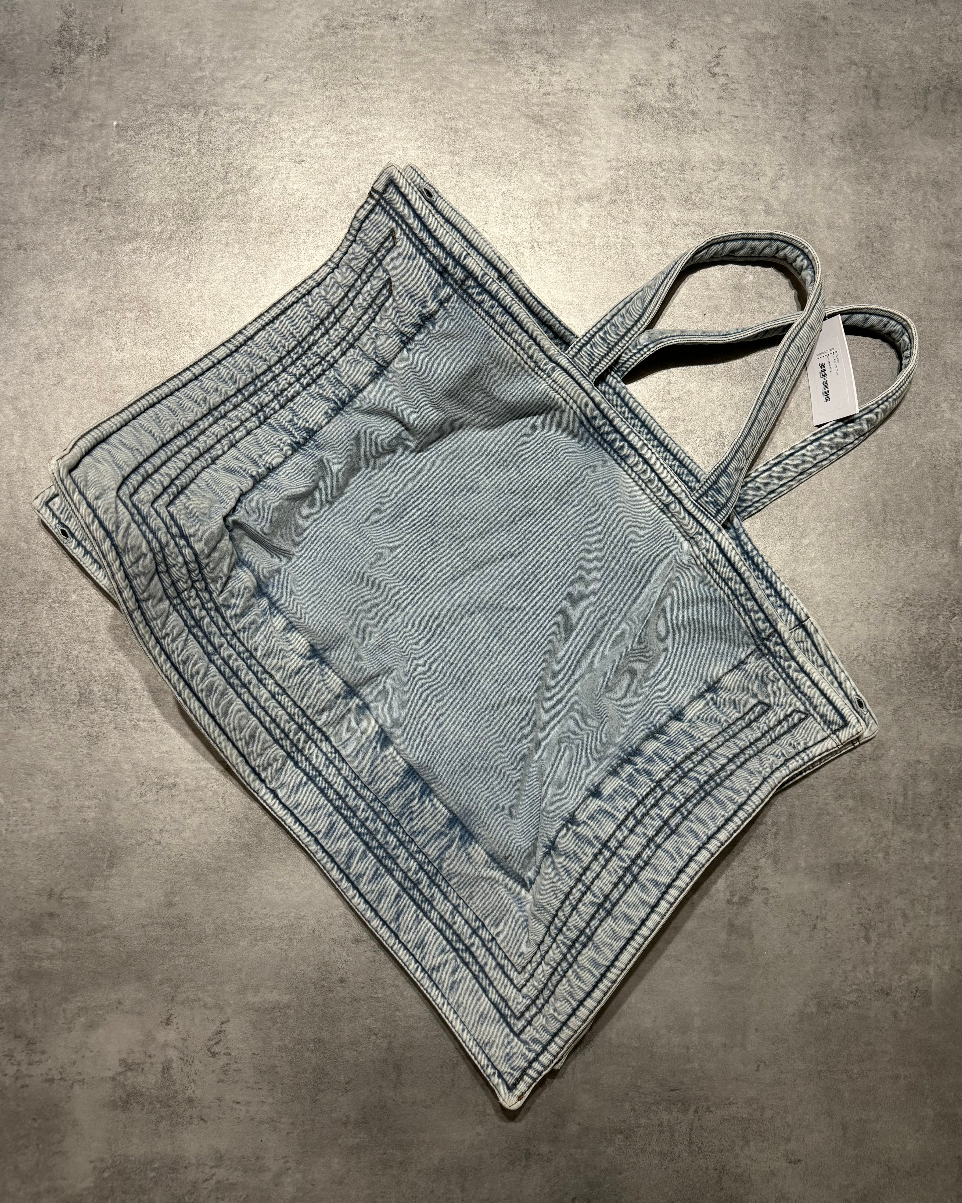 SS2024 Y/Project Ice Blue Denim Extra Cabas Bag (OS) - 3