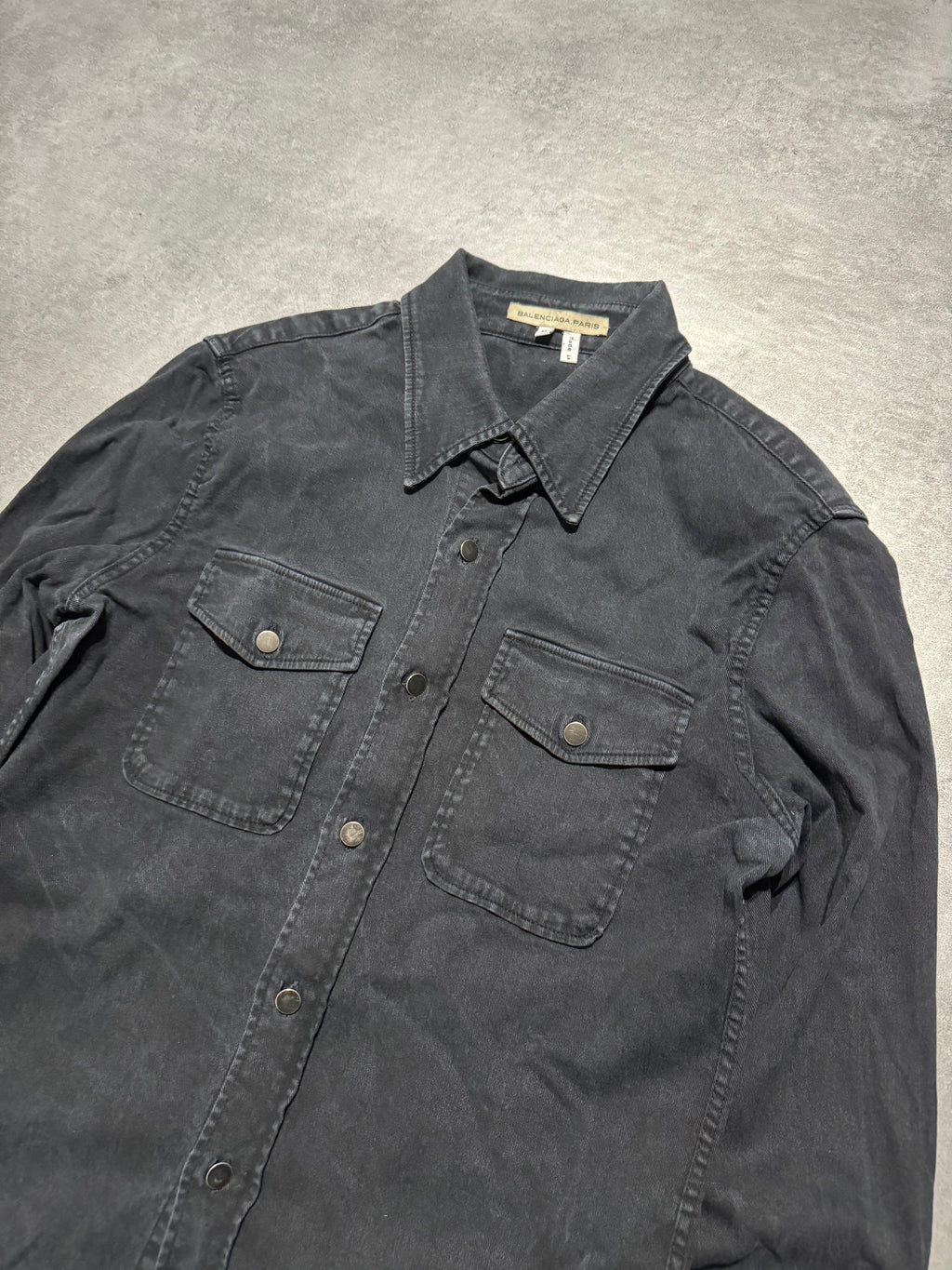 SS2003 Balenciaga Black Italian Shirt (XS/S) - 9