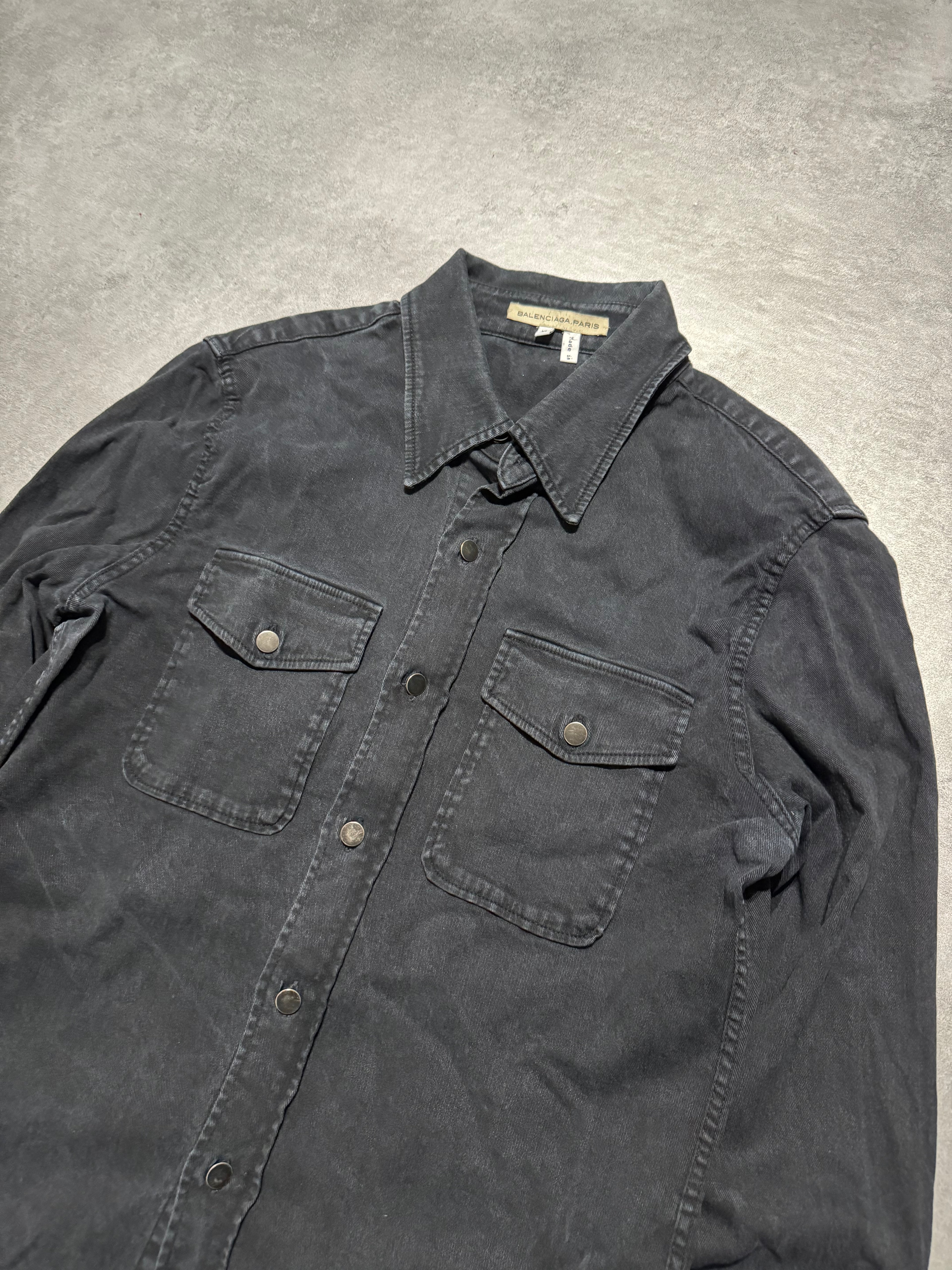 SS2003 Balenciaga Black Italian Shirt (XS/S) - 9