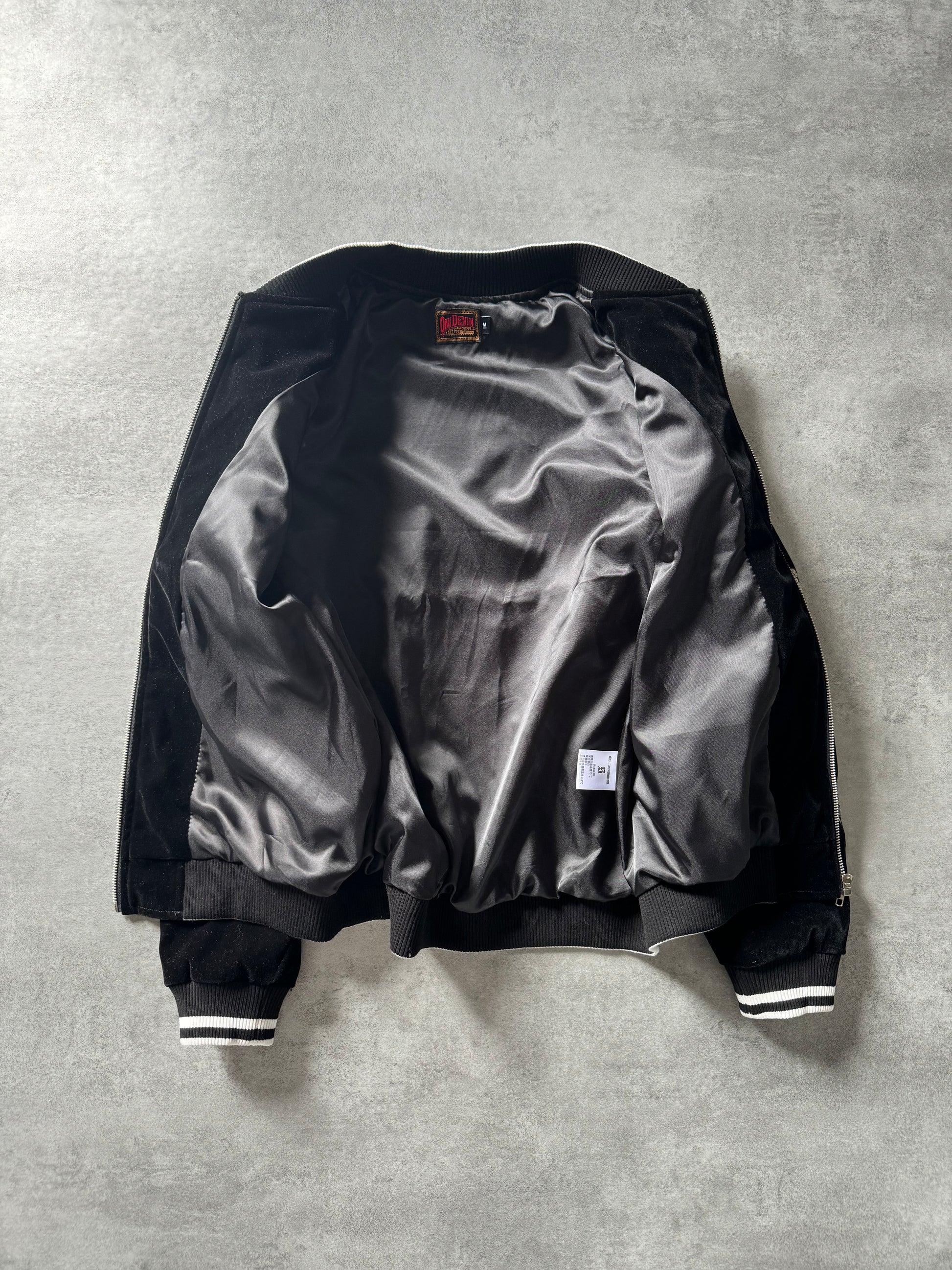 2000s Sukajan Traditional Japanese Oni Bomber Jacket  (M) - 6