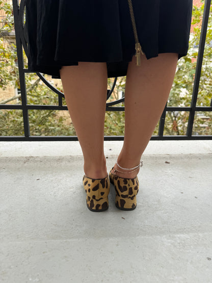 2000s Prada Pony Hair Leopard Print Cheetah Heels (37,5) - 4