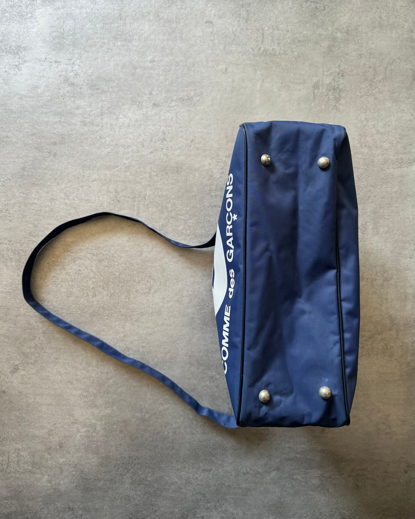 AW2018 Comme des Garçons Blue Logo Bag (OS) - 2