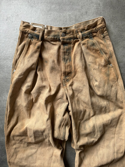 FW2021 Dries Van Noten Dyed Cozy Faded Pants  (M) - 10