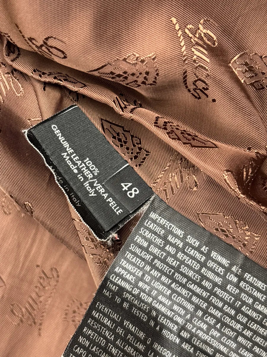 AW2008 Gucci Brown Leather Madonna Bomber Jacket by Frida Giannini hUIJezky 14