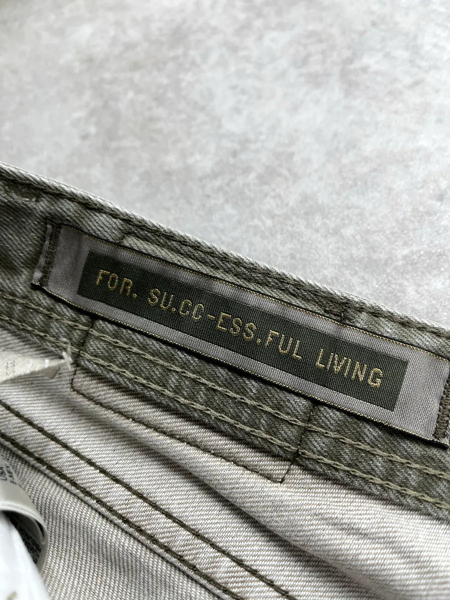Diesel Waykee Washed Olive Denim Jeans hVUMcujQ 12