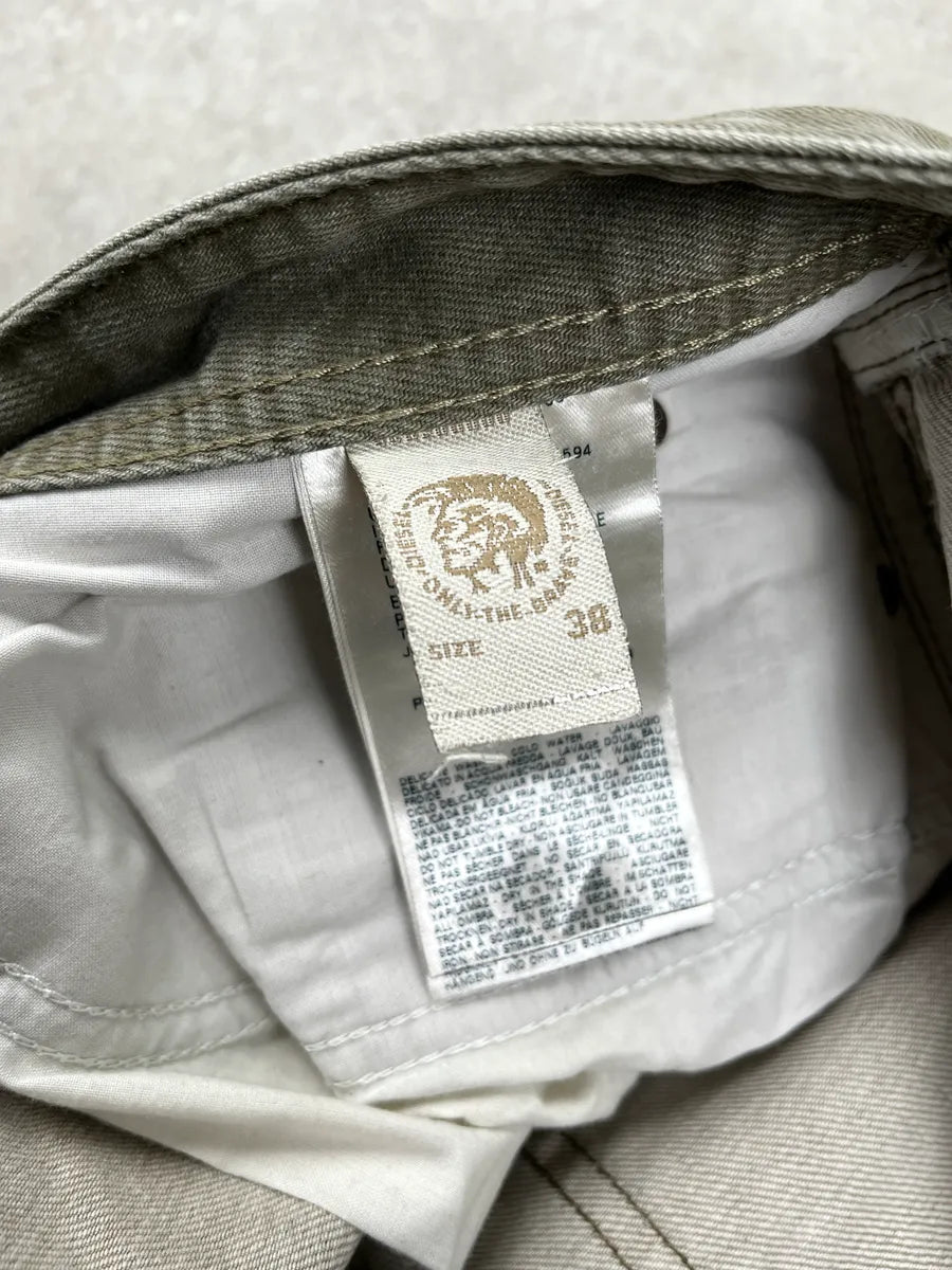 Diesel Waykee Washed Olive Denim Jeans hVUMcujQ 14