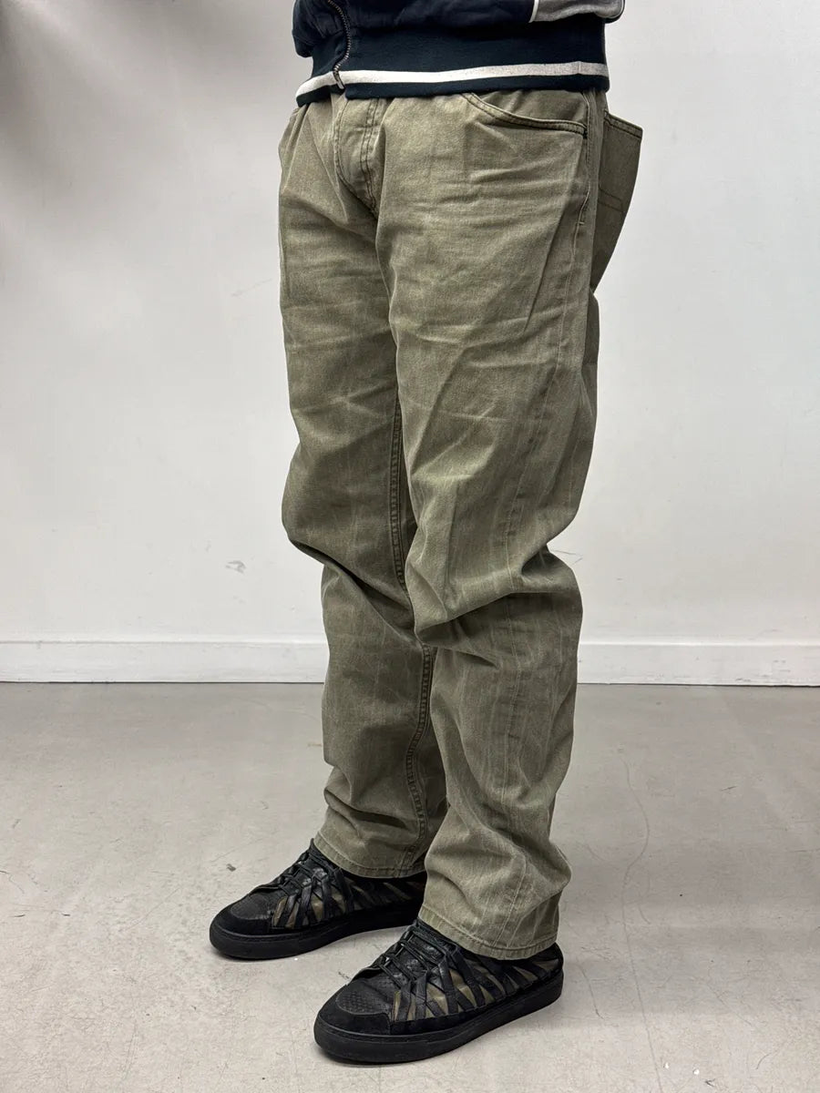 Diesel Waykee Washed Olive Denim Jeans hVUMcujQ 2