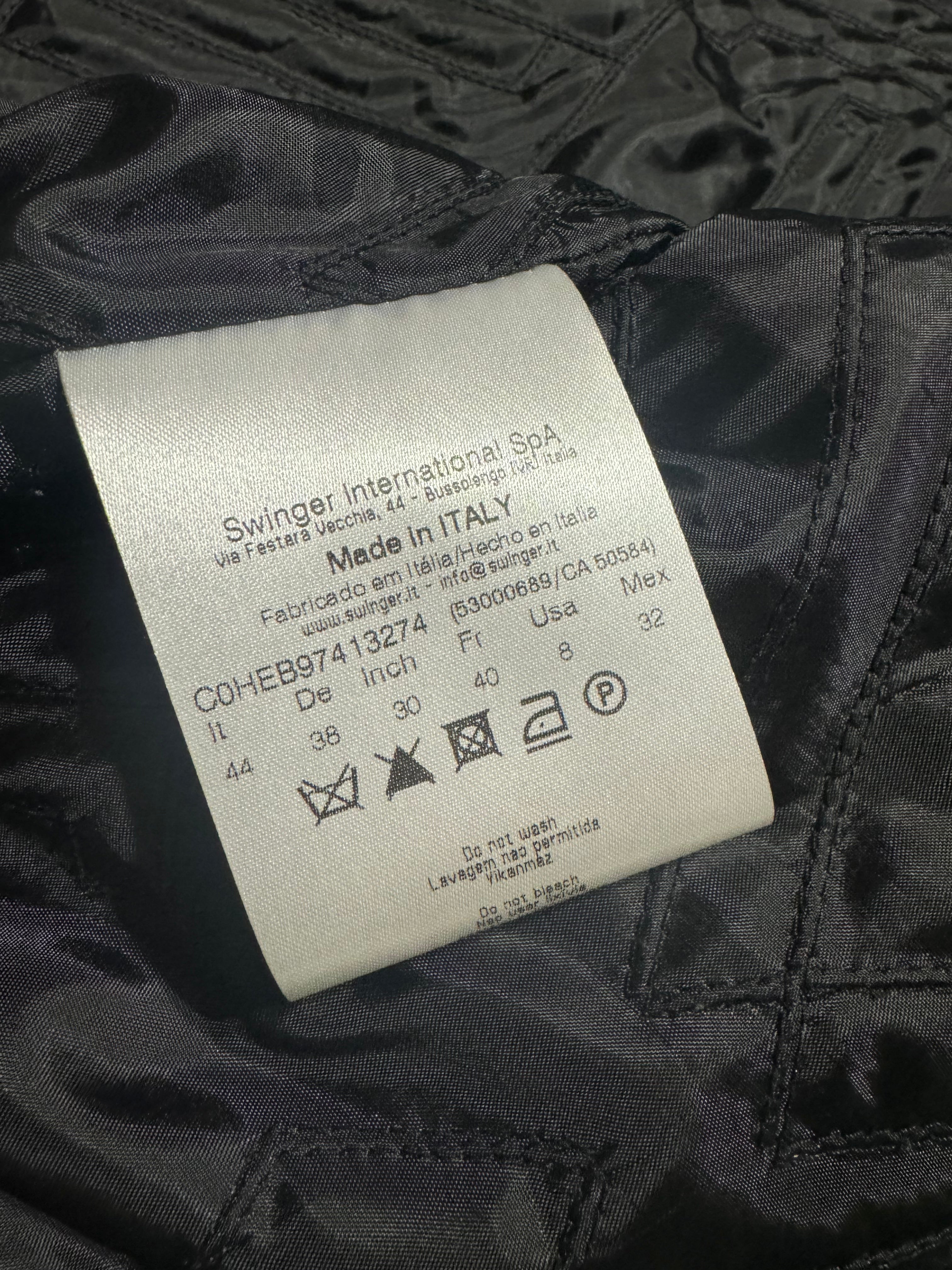 Versace Italian Green Bomber Royal Jacket (XS/S) - 7