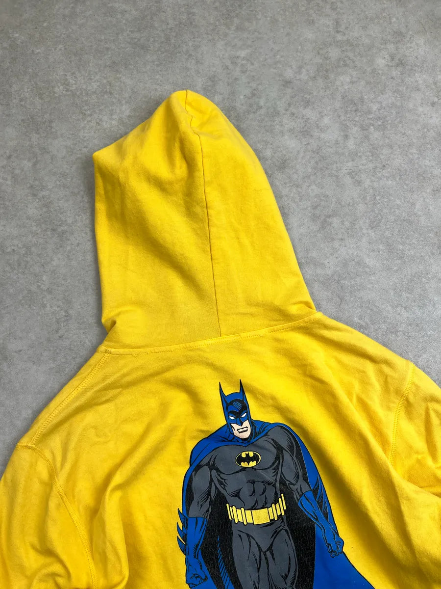 AW2005 Dolce & Gabbana Yellow Batman Graphic Zip-Up Hoodie heeSTFlA 7