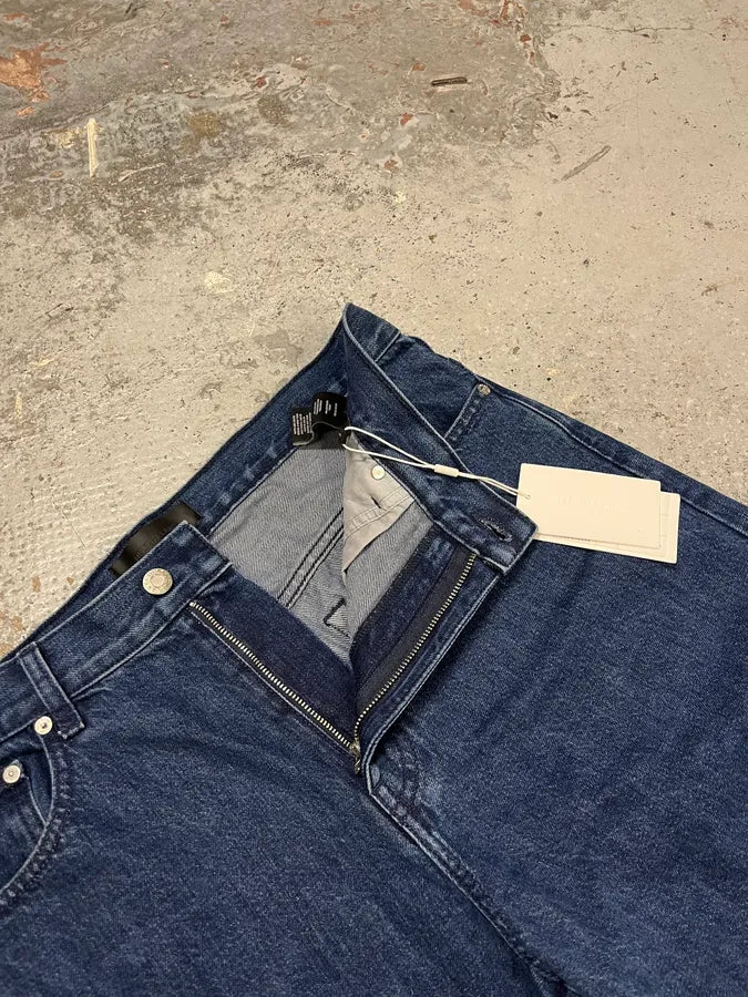 Helmut Lang 3-Zips Navy Denim Jeans XghsqHW 9