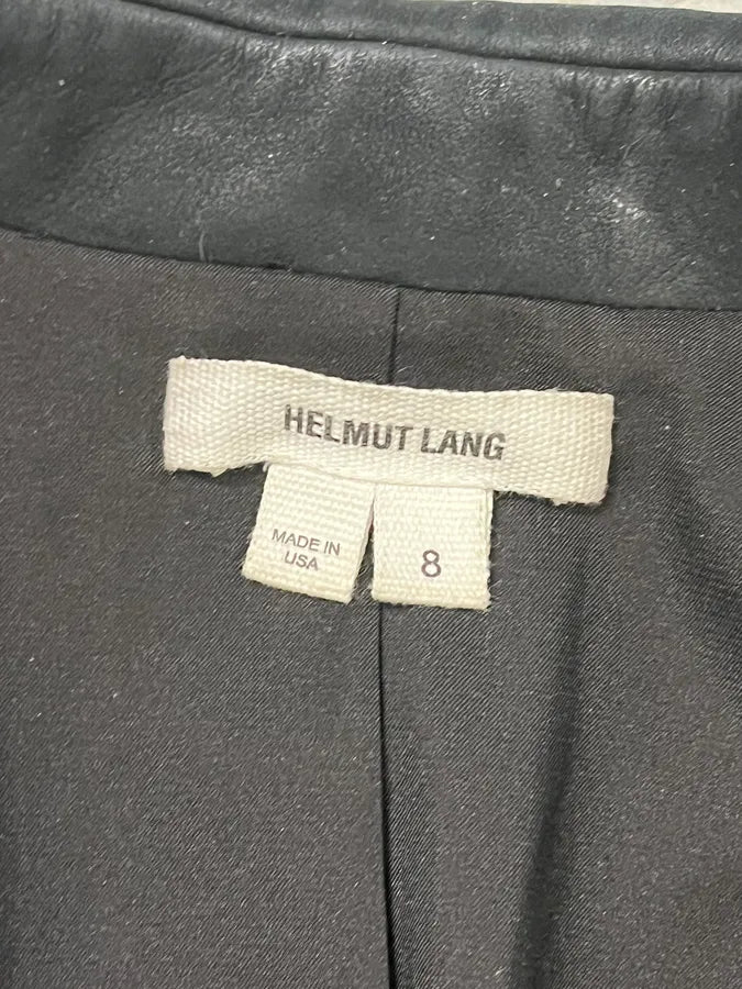 Helmut Lang Asymmetrical Black Blazer Jacket qxDZFzs 8
