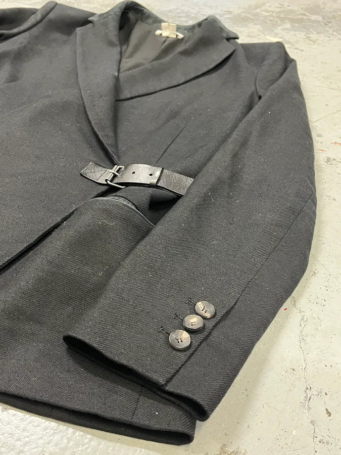 Helmut Lang Asymmetrical Black Blazer Jacket qxDZFzs 6