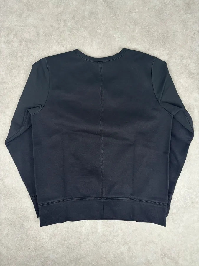Helmut Lang Black Python Effect Leather Textured Sweater RSsqkjF 4