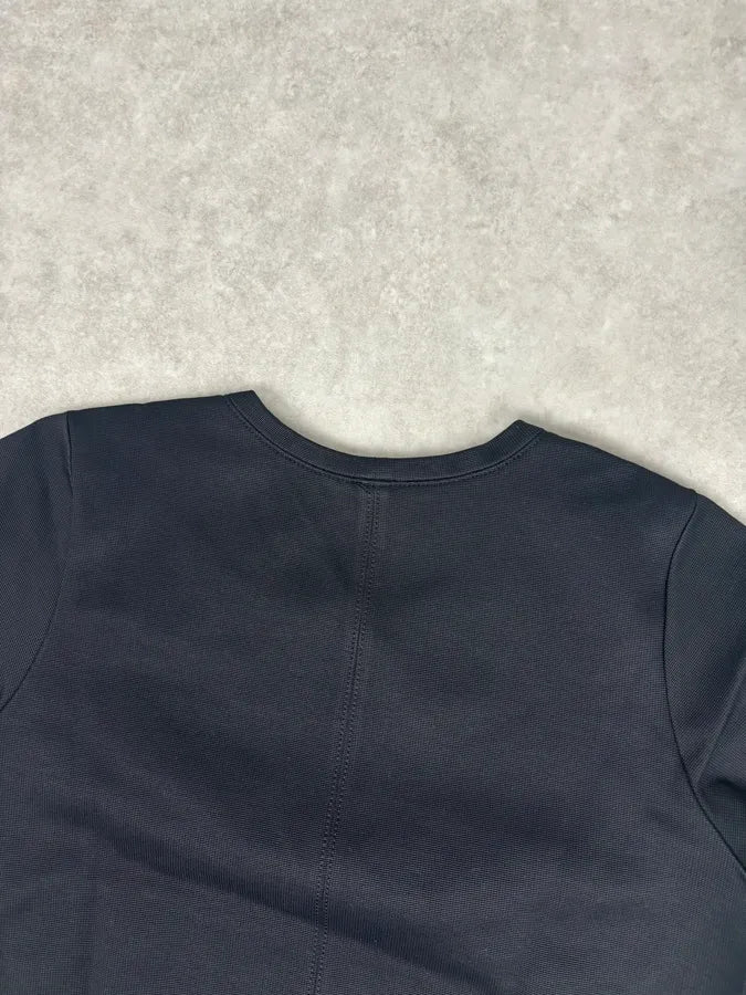 Helmut Lang Black Python Effect Leather Textured Sweater RSsqkjF 5