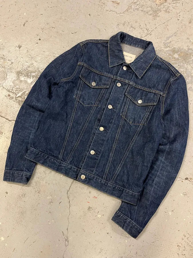 Helmut Lang Blue Denim Trucker Jacket ZXHeOyg 3