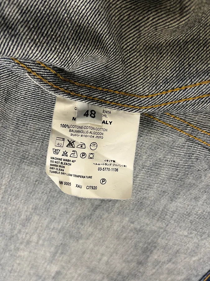 Helmut Lang Blue Denim Trucker Jacket ZXHeOyg 8