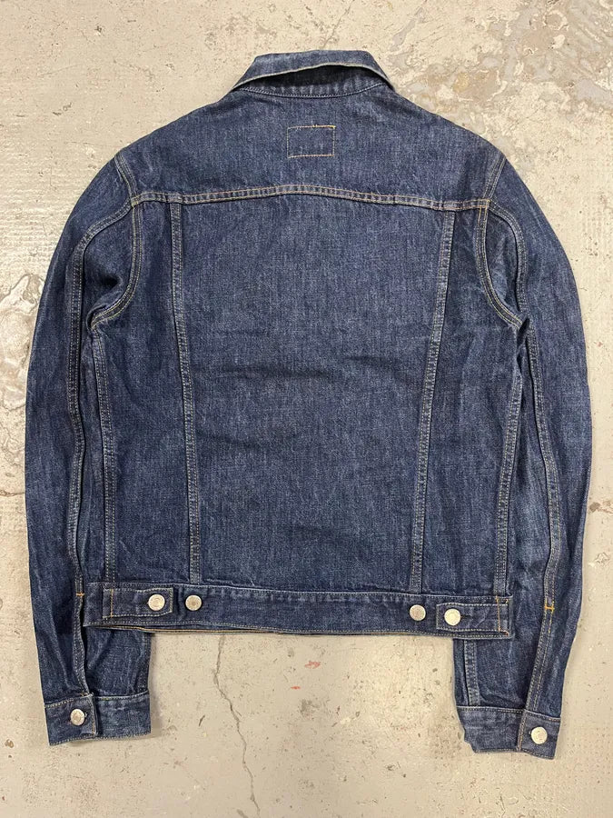 Helmut Lang Blue Denim Trucker Jacket ZXHeOyg 5