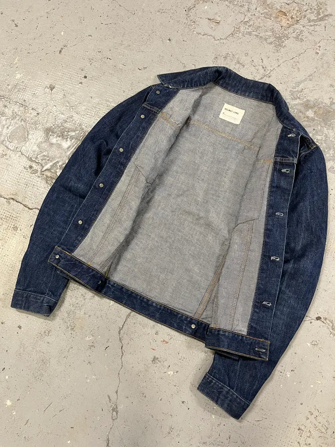 Helmut Lang Blue Denim Trucker Jacket ZXHeOyg 4