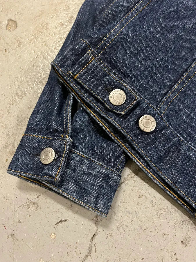 Helmut Lang Blue Denim Trucker Jacket ZXHeOyg 6