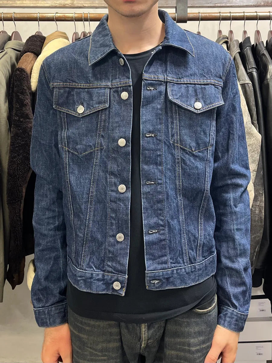 Helmut Lang Blue Denim Trucker Jacket ZXHeOyg 1