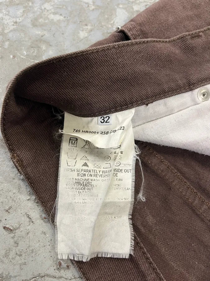 Helmut Lang Brown Classic Faded Pants (M) UlnkBnD 11