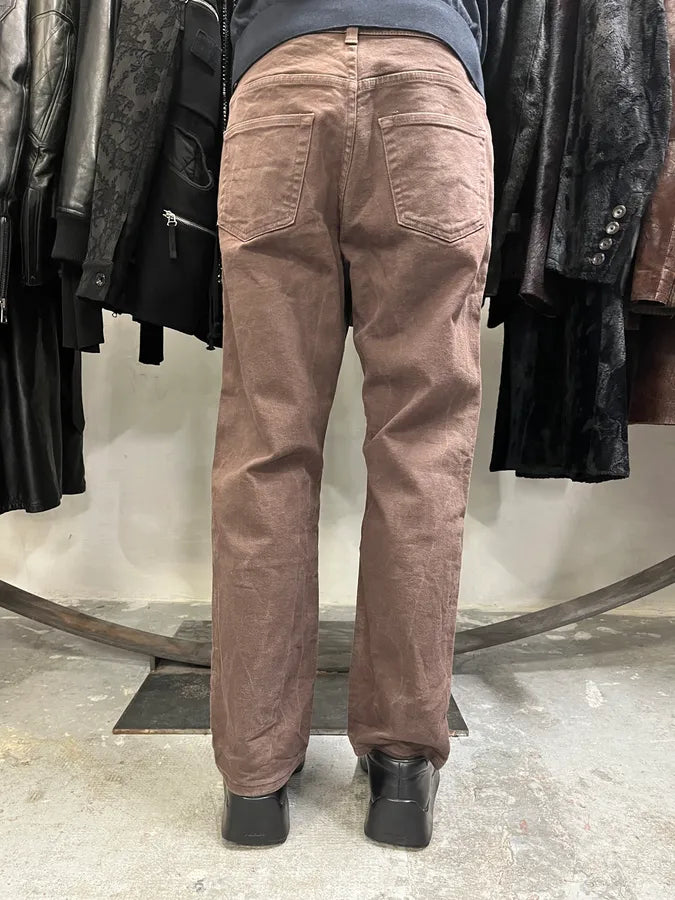 Helmut Lang Brown Classic Faded Pants UlnkBnD 5
