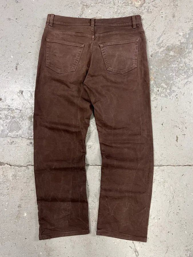 Helmut Lang Brown Classic Faded Pants UlnkBnD 6