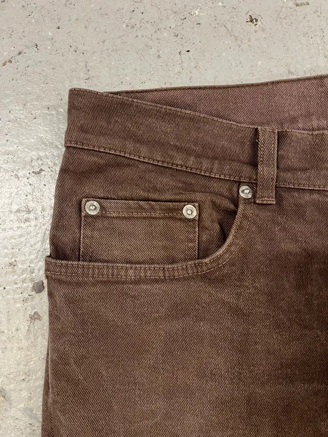 Helmut Lang Brown Classic Faded Pants UlnkBnD 7