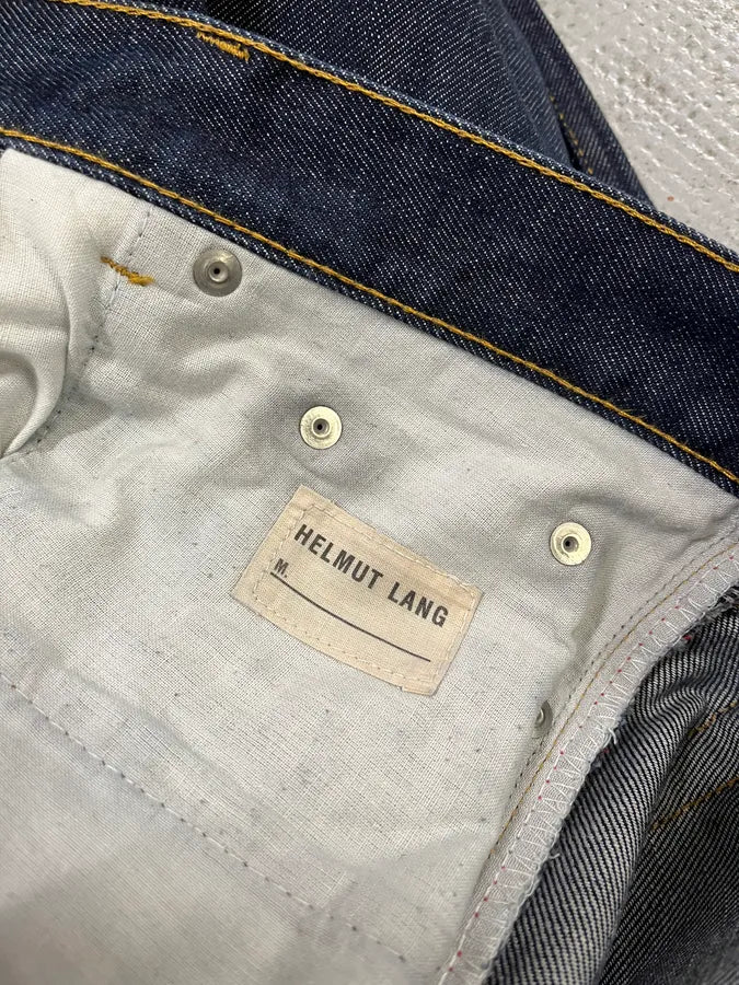 2000s Helmut Lang Brut Navy Denim Jeans WqFAHfL 9