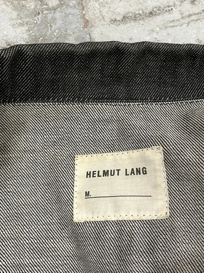 2000s Helmut Lang Classy Grey Denim Jacket pHCnrzW 9