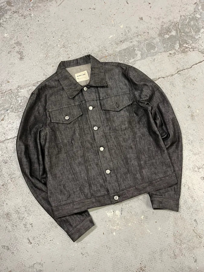 2000s Helmut Lang Classy Grey Denim Jacket pHCnrzW 3