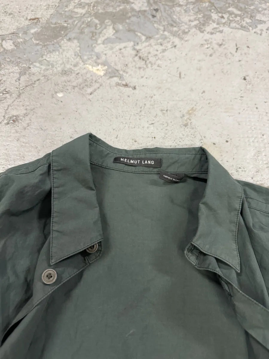 Helmut Lang Dark Green Tactical Shirt XQzEqyA 6