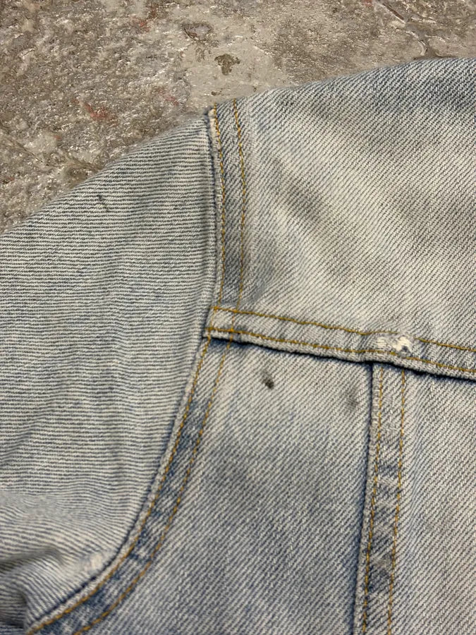1990s Helmut Lang Blue Denim Distressed Jacket XiAxeNZ 7