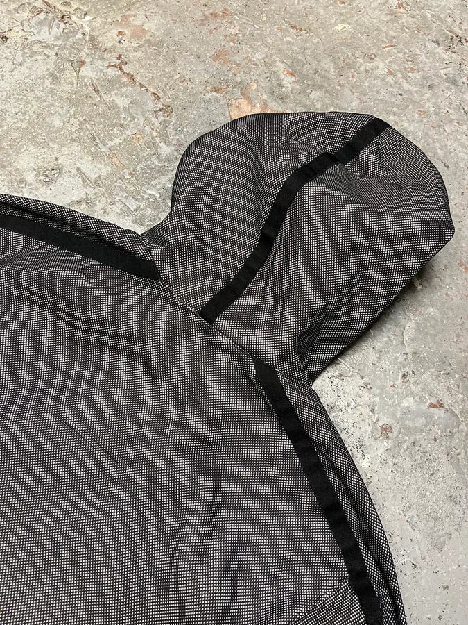 Helmut Lang Grey Black Lined Zipped Hoodie (L/XL) mEAeLUe 7