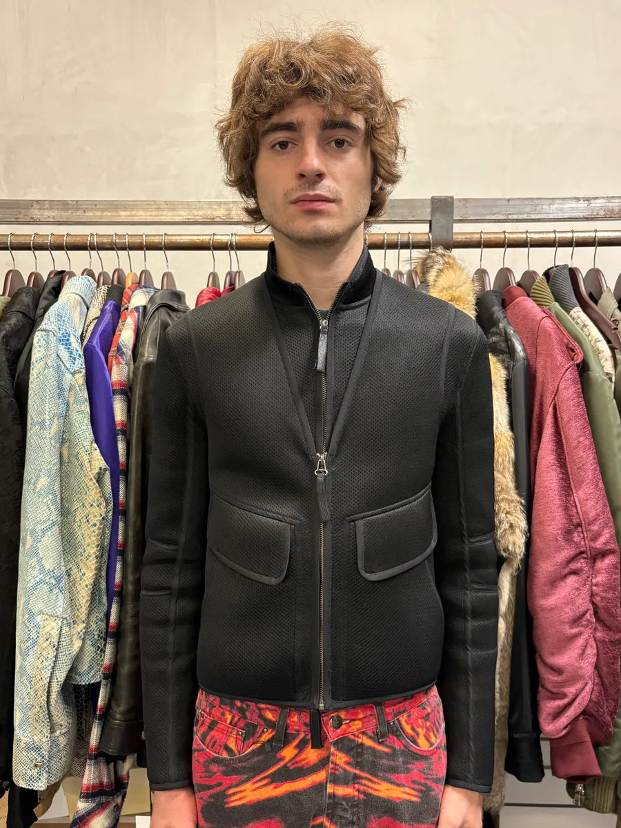 Helmut Lang Jacket & Vest Black Biker Combo CwknZHP 1