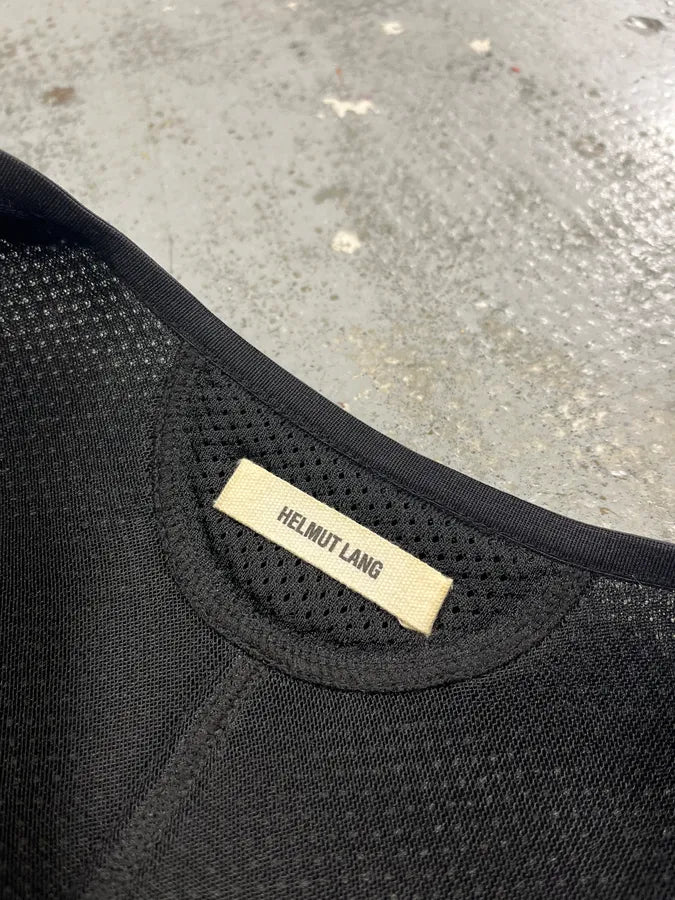 Helmut Lang Jacket & Vest Black Biker Combo CwknZHP 10