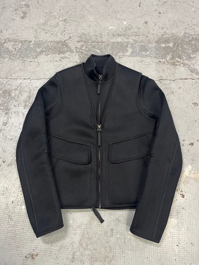 Helmut Lang Jacket & Vest Black Biker Combo CwknZHP 2