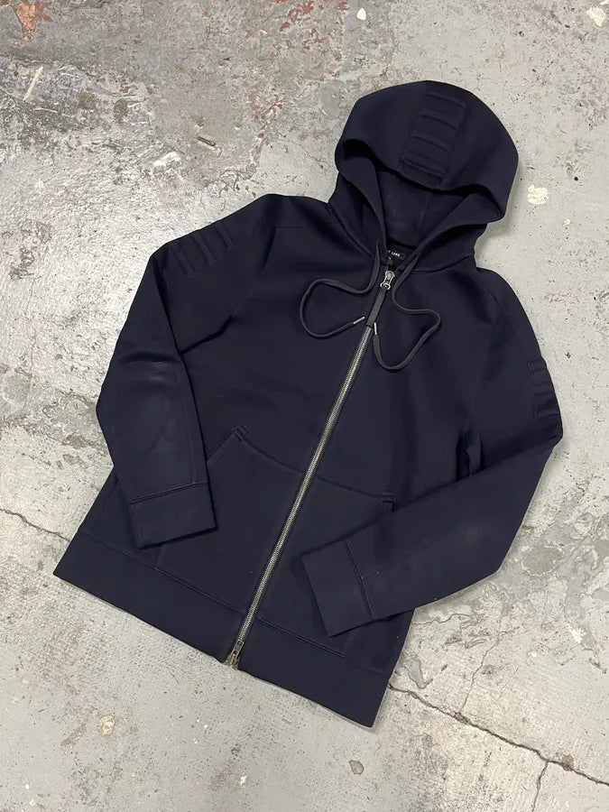 Helmut Lang Navy Tape Zip-up Hoodie gZOZUZh 3