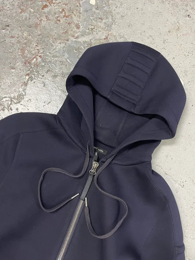 Helmut Lang Navy Tape Zip-up Hoodie gZOZUZh 4